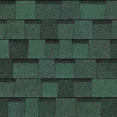 Chateau Green shingle swatch